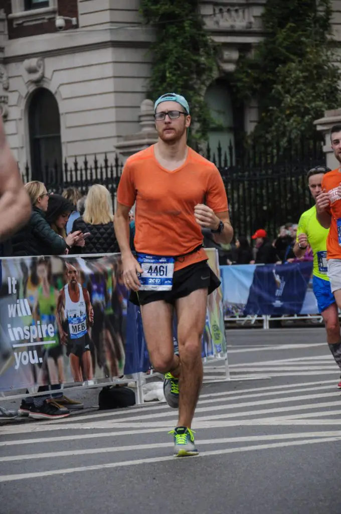 Last miles of NYC Marathon