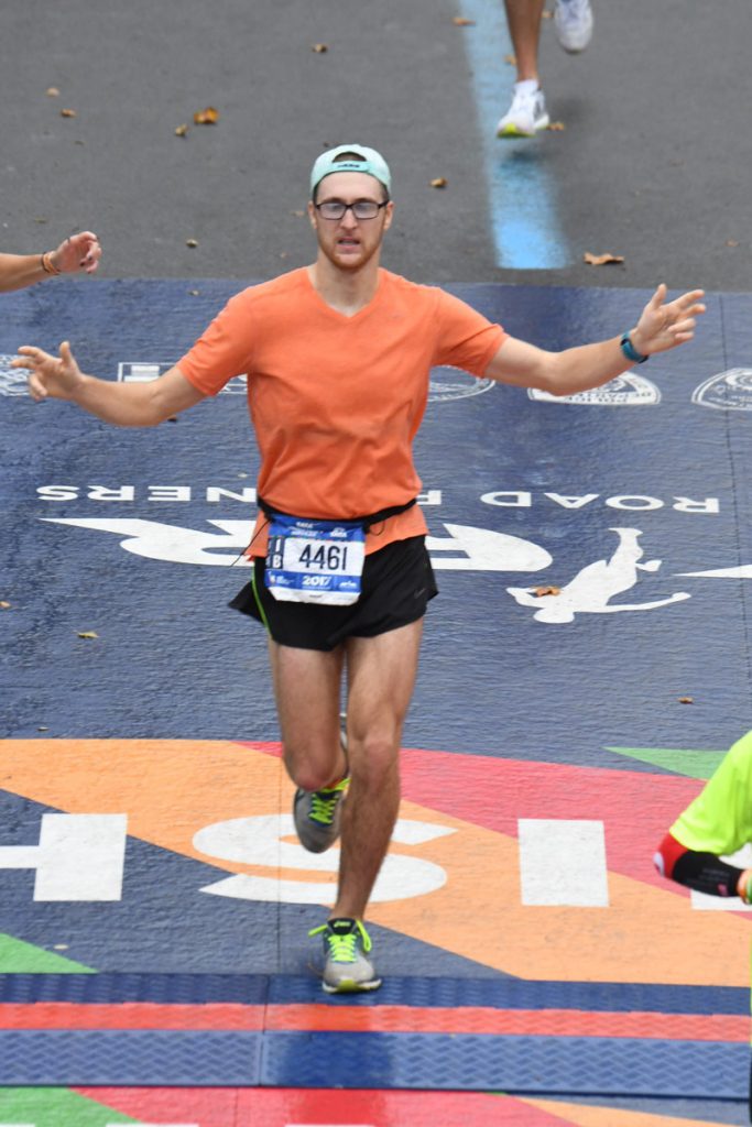 Finishing NYC Marathon
