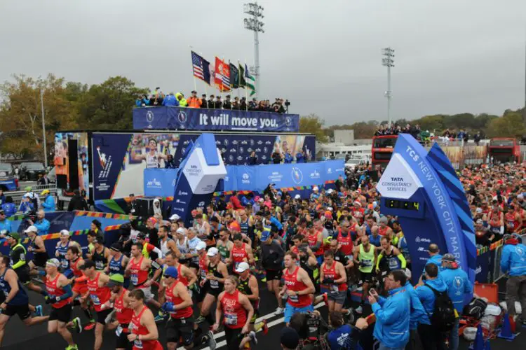 NYC Marathon start line