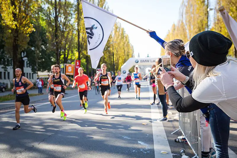 Munich Marathon spectators