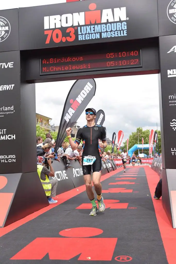 70.3 Luxembourg finish line