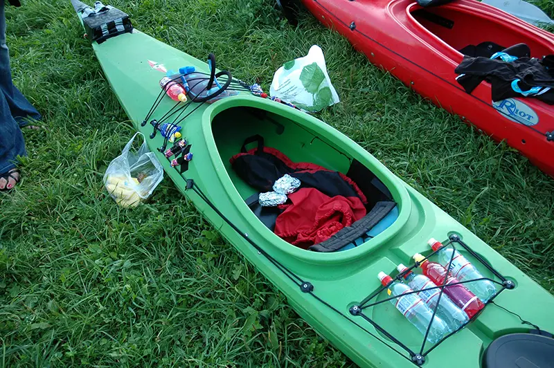Preparation for an overnight kayak marathon