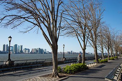 Manhattan running routes - Battery Park