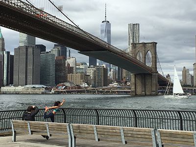 Manhattan running routes - Two Bridges