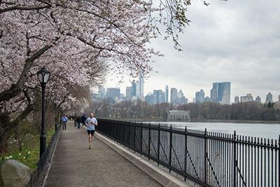 Manhattan running routes - Central Park