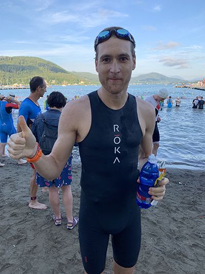 My first Ironman race - warm up