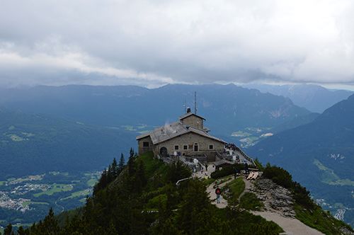 Hiking in Bavarian Alps Kehlsteinhaus
