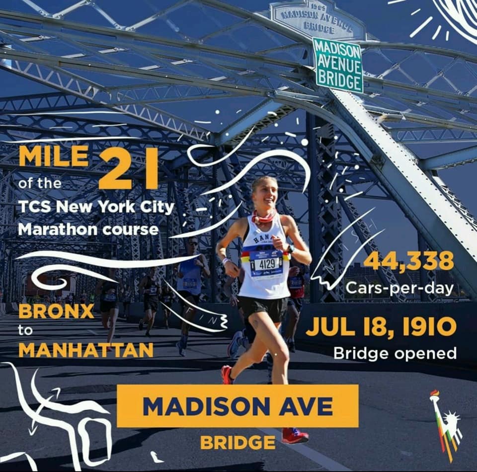 NYC Marathon Madison Avenue bridge