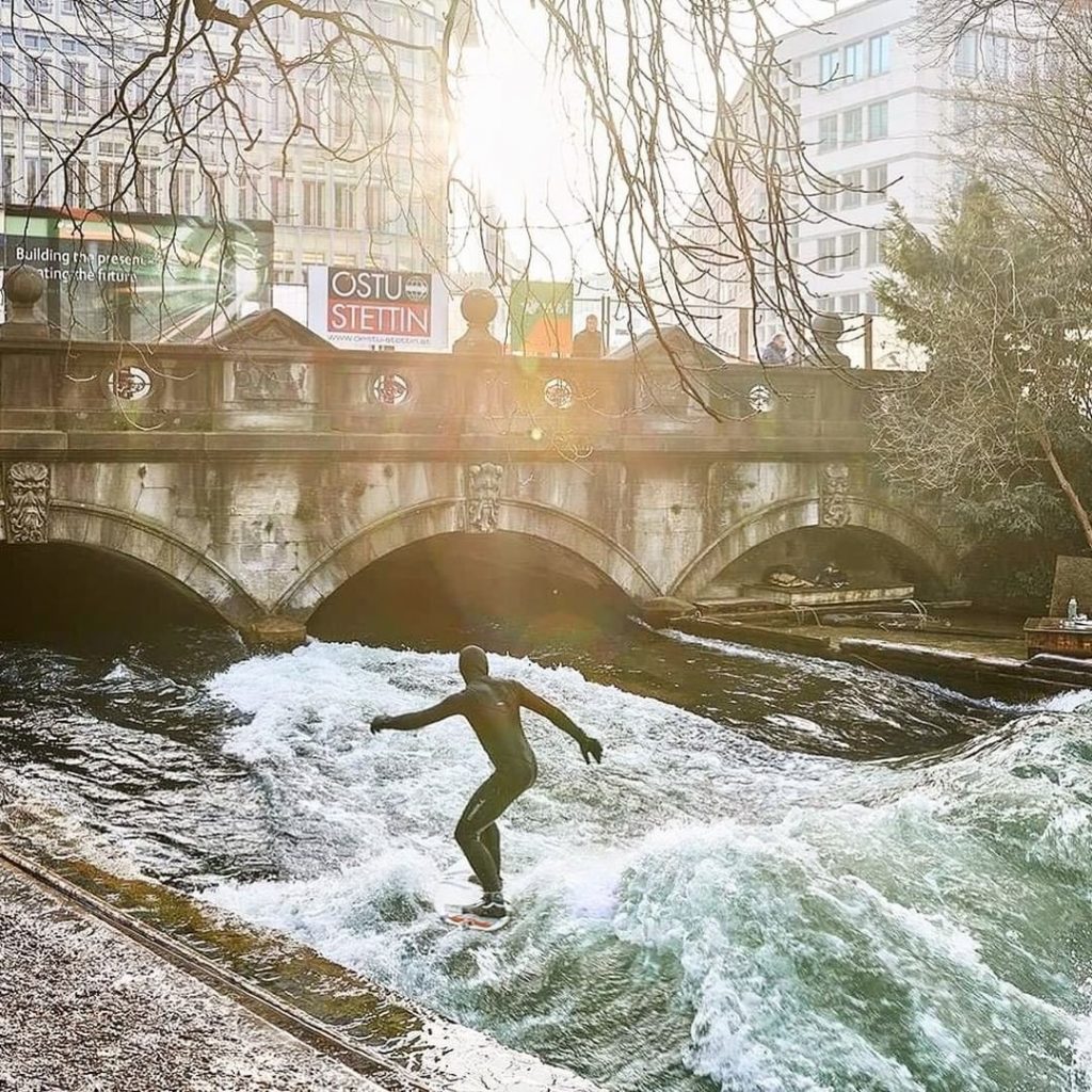 Surfing is one of the active things to do in Bavaria