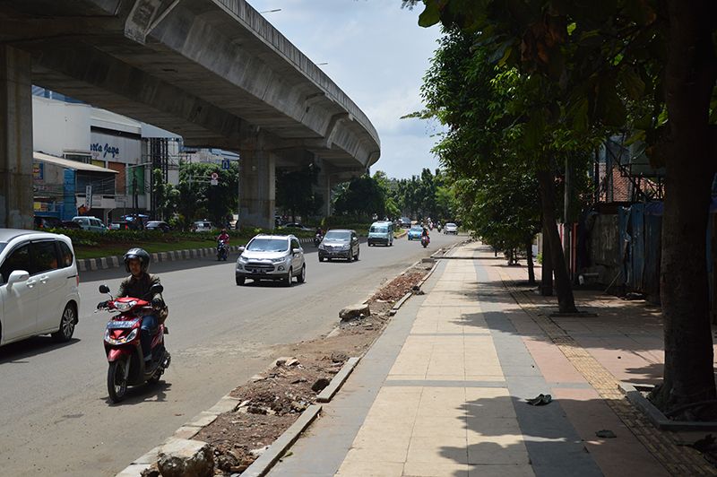 Sidewalks in Jakarta