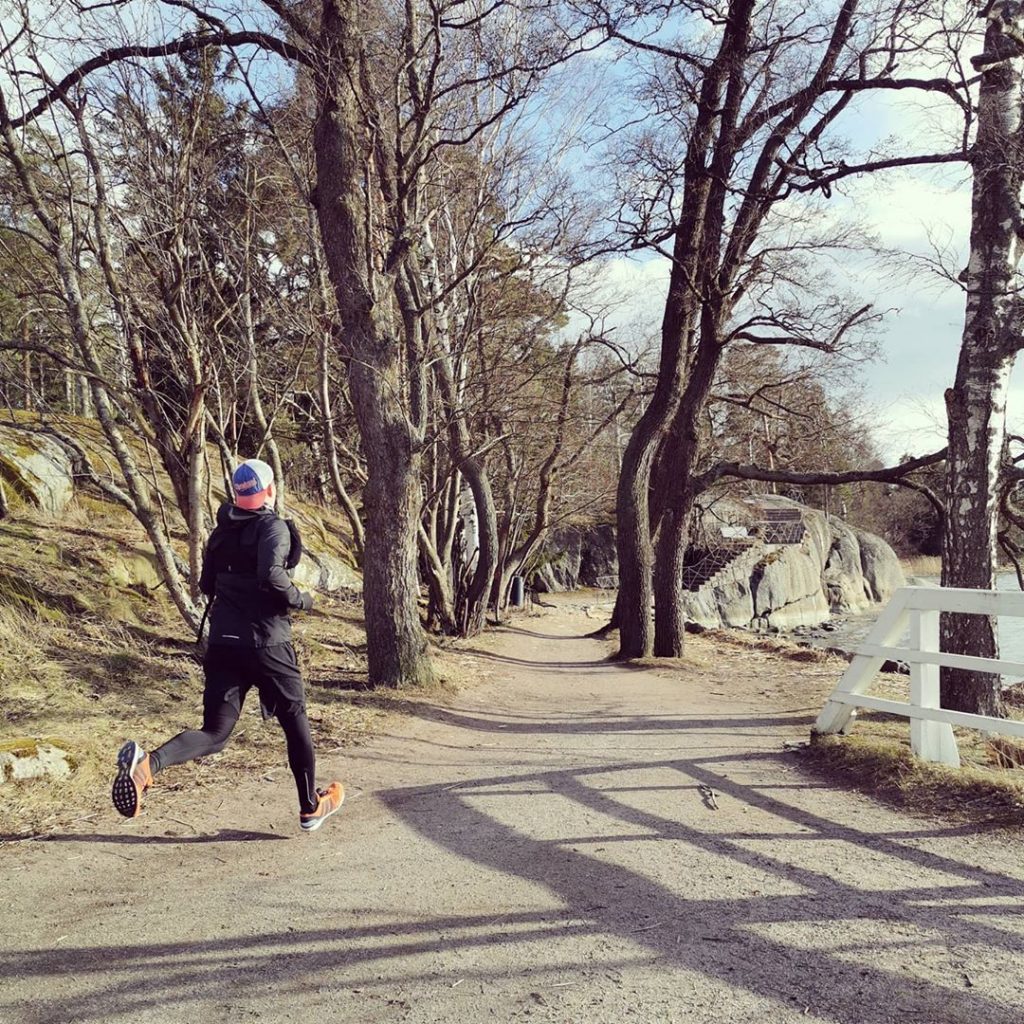 running in seurasaari