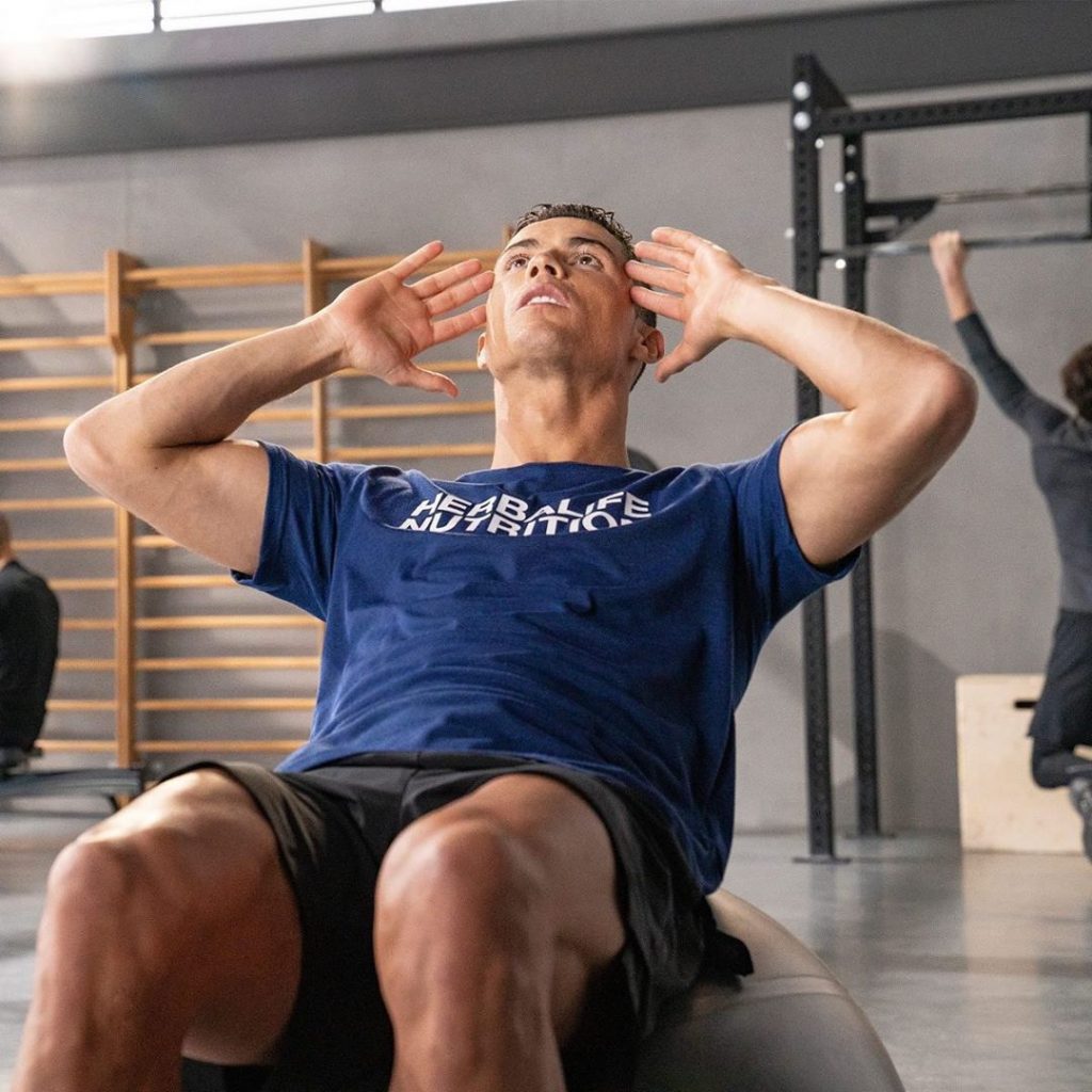 Cristiano Ronaldo core endurance training