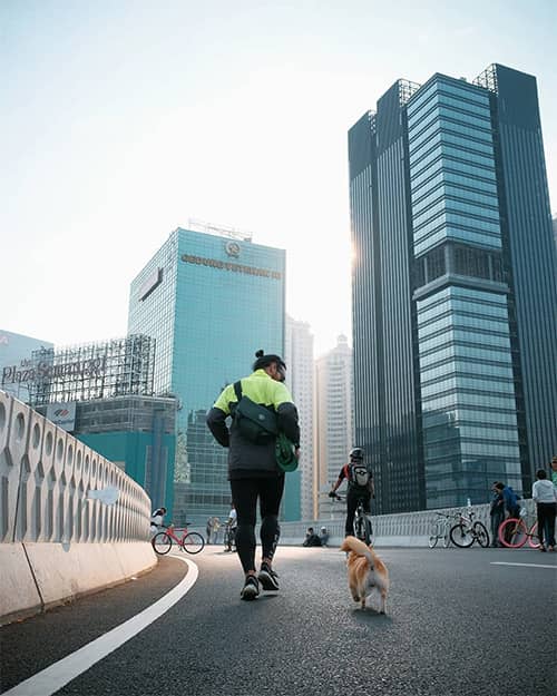 running in Jakarta Center