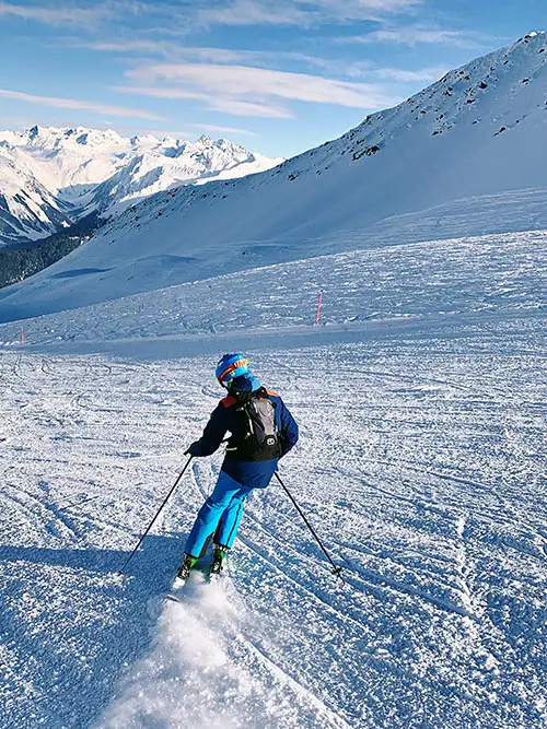 skiing in Davos during World Economic Forum