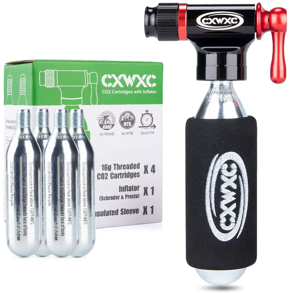 CO2 inflator kit and cartridges