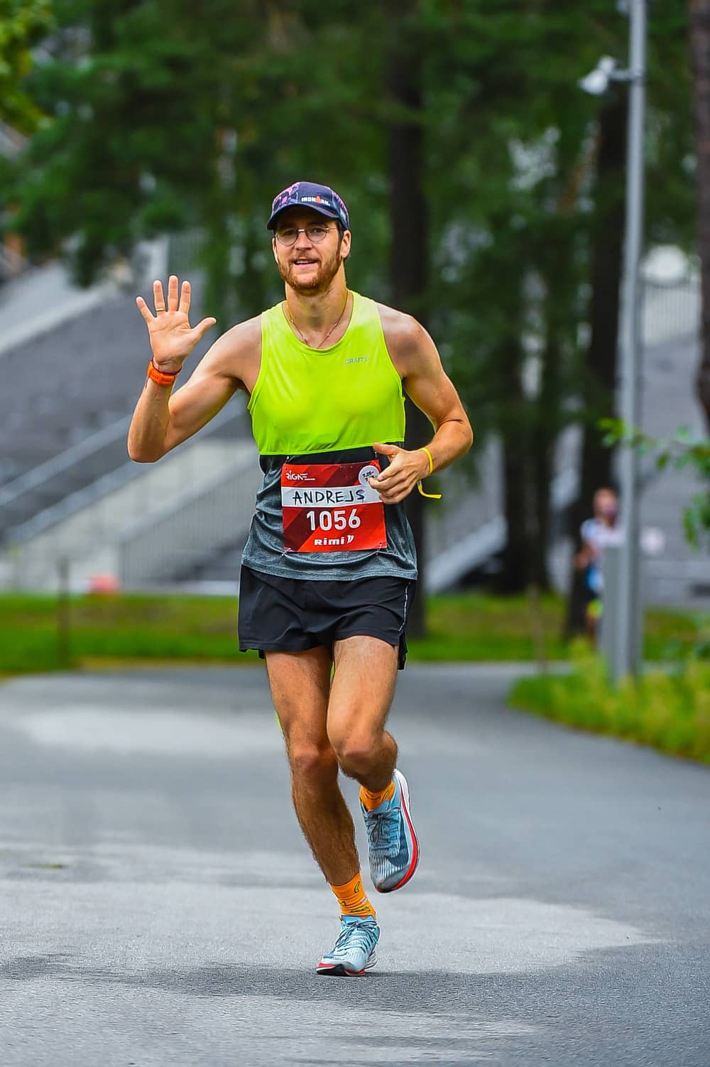 running a 3:03 marathon in Riga