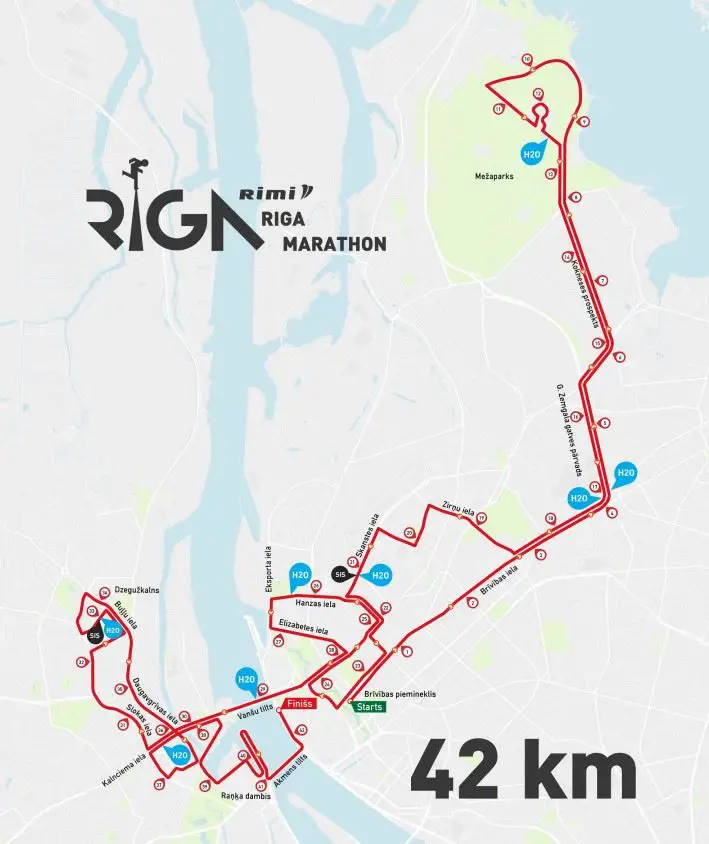 riga marathon route