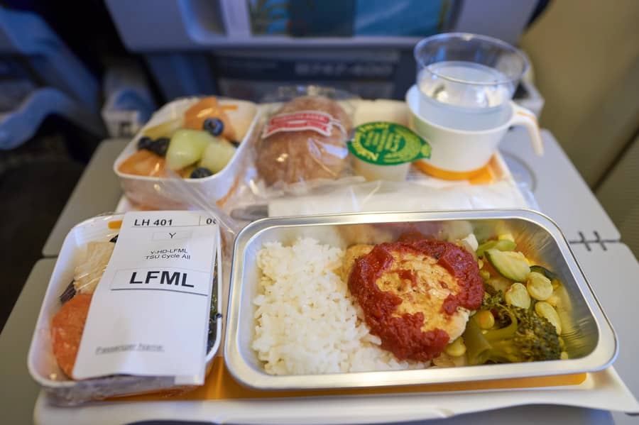 airplane food training abroad tips for athletes